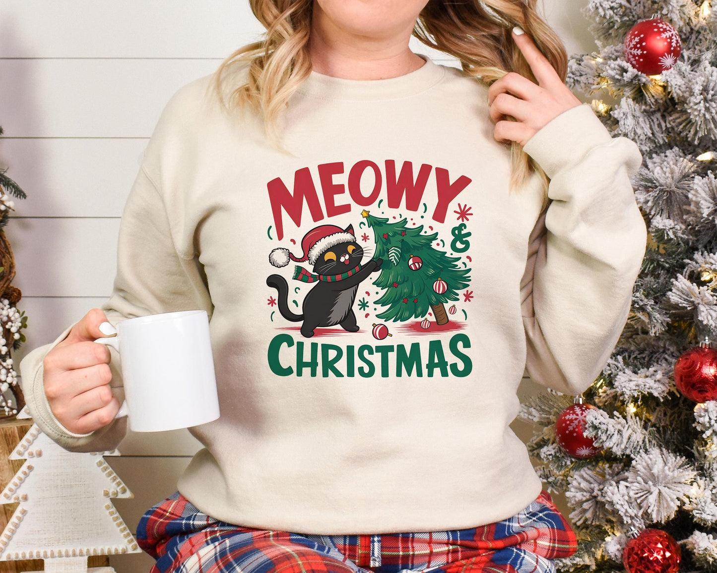 Meowy Christmas Sweater V19