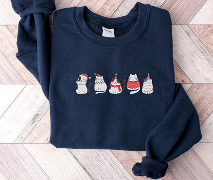 Cute Cat Christmas Sweater