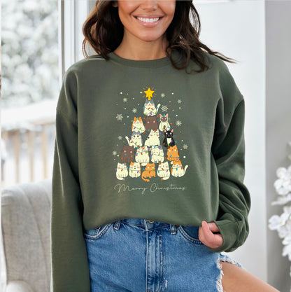 Meowy Christmas Sweater V16