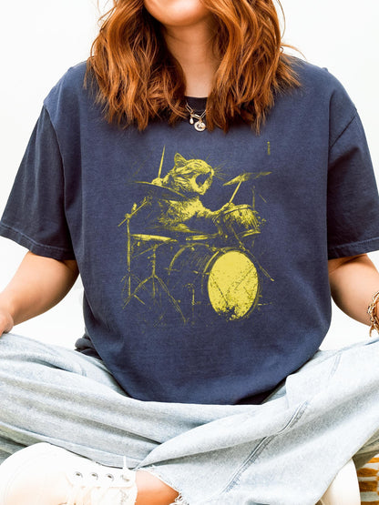 Rock Star Cat Tee