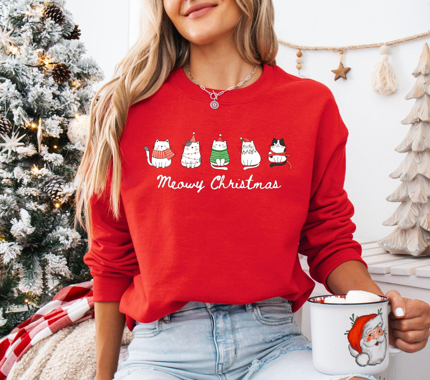 Meowy Christmas Sweater V22