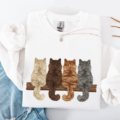 Vintage Cat Sweatshirt