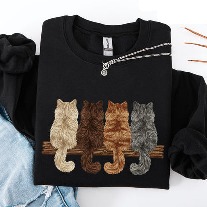 Vintage Cat Sweatshirt