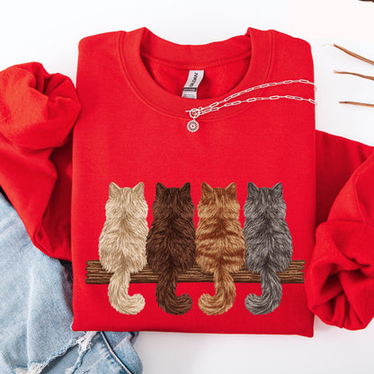 Vintage Cat Sweatshirt