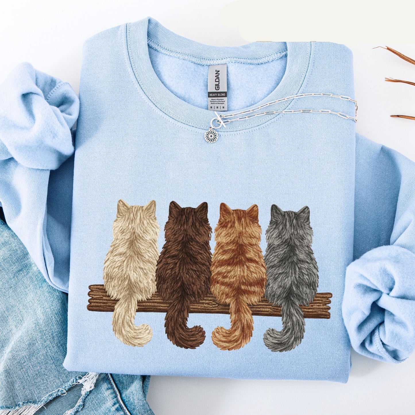 Vintage Cat Sweatshirt