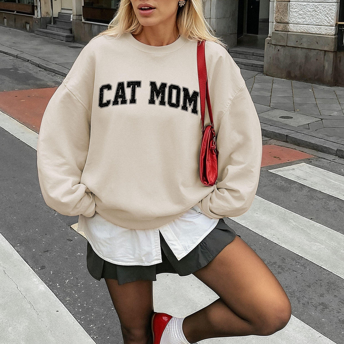 Chill Cat Mom Sweater