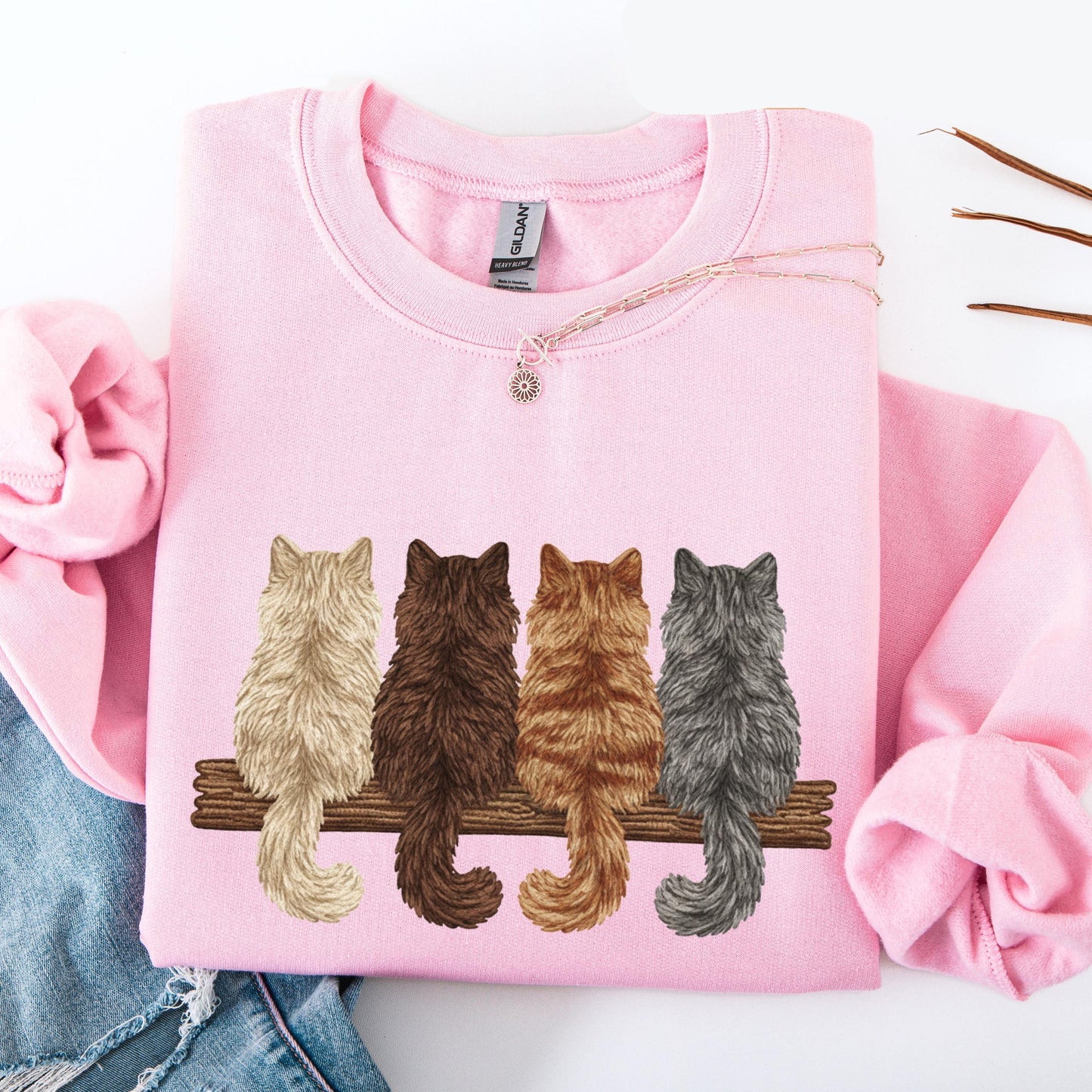 Vintage Cat Sweatshirt