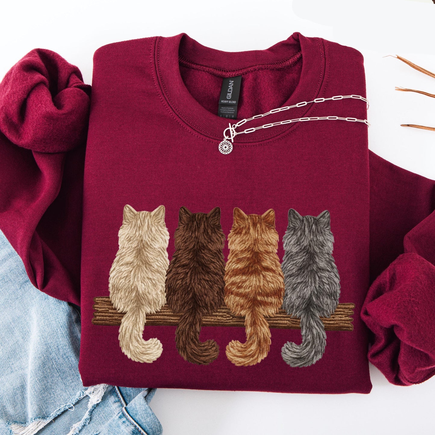 Vintage Cat Sweatshirt