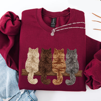 Vintage Cat Sweatshirt