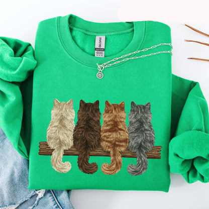 Vintage Cat Sweatshirt