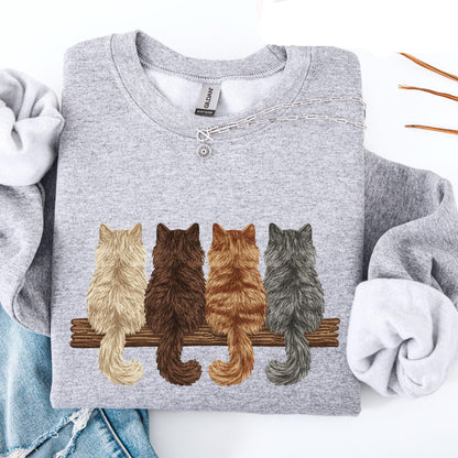Vintage Cat Sweatshirt