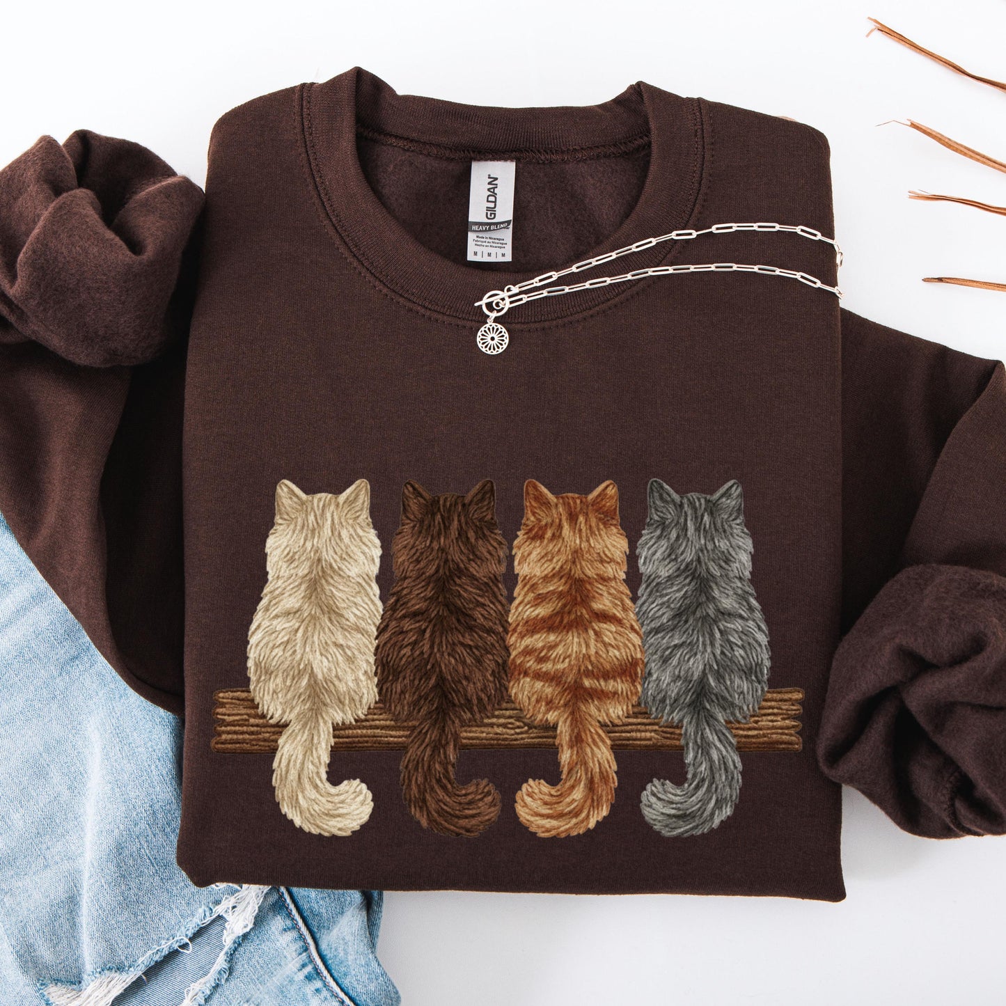 Vintage Cat Sweatshirt