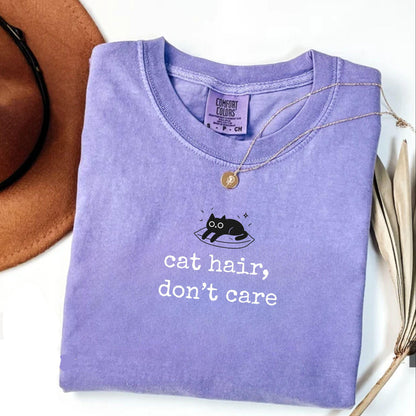 Cat Hair Don't Care Tee