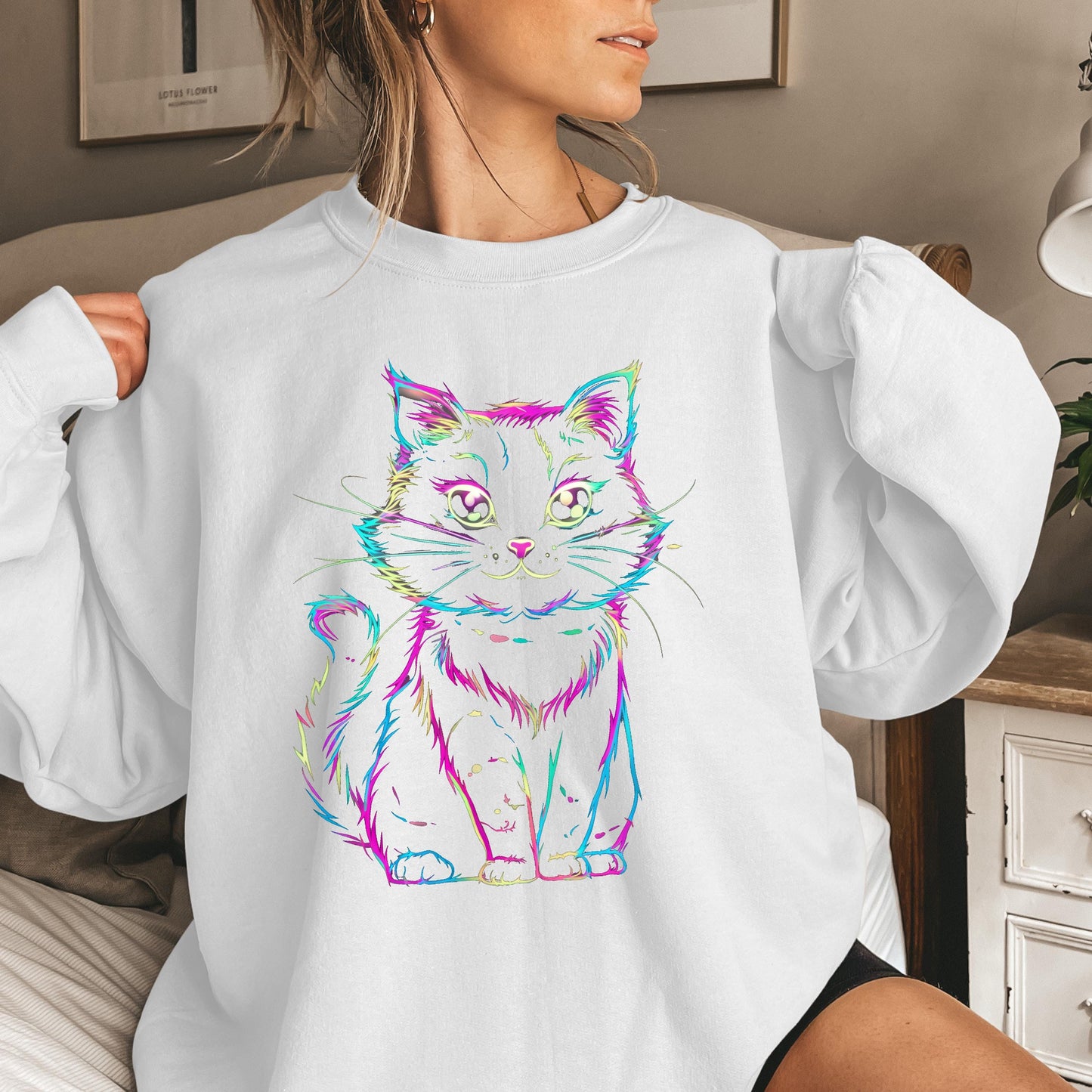 Cute Cat Sweatshirt V14