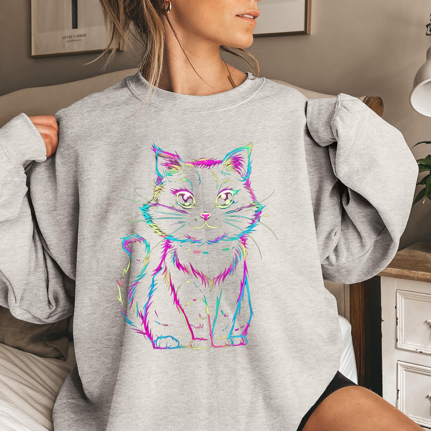 Cute Cat Sweatshirt V14
