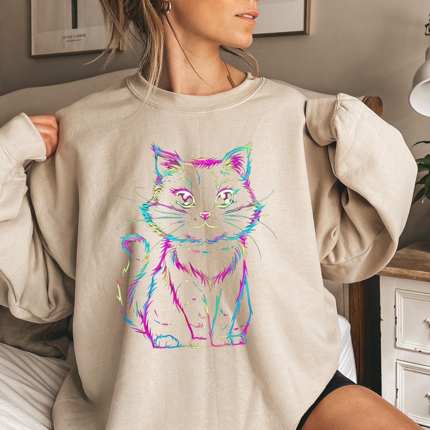 Cute Cat Sweatshirt V14