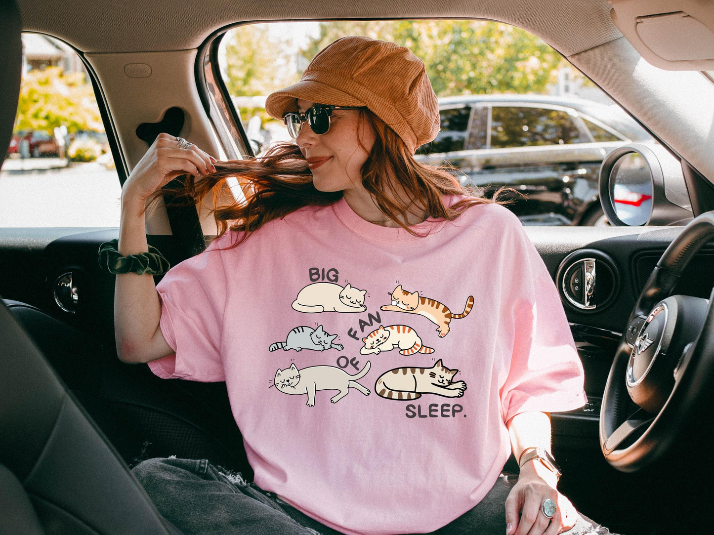 Big Fan of Sleep Cat Shirt