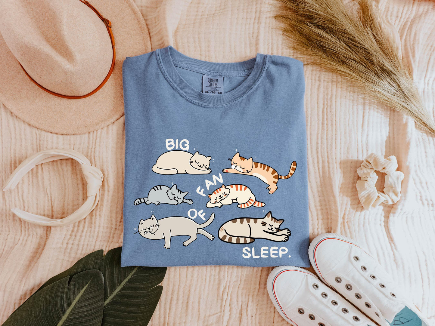 Big Fan of Sleep Cat Shirt