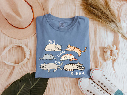 Big Fan of Sleep Cat Shirt