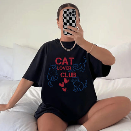Cat Lover Club Tee