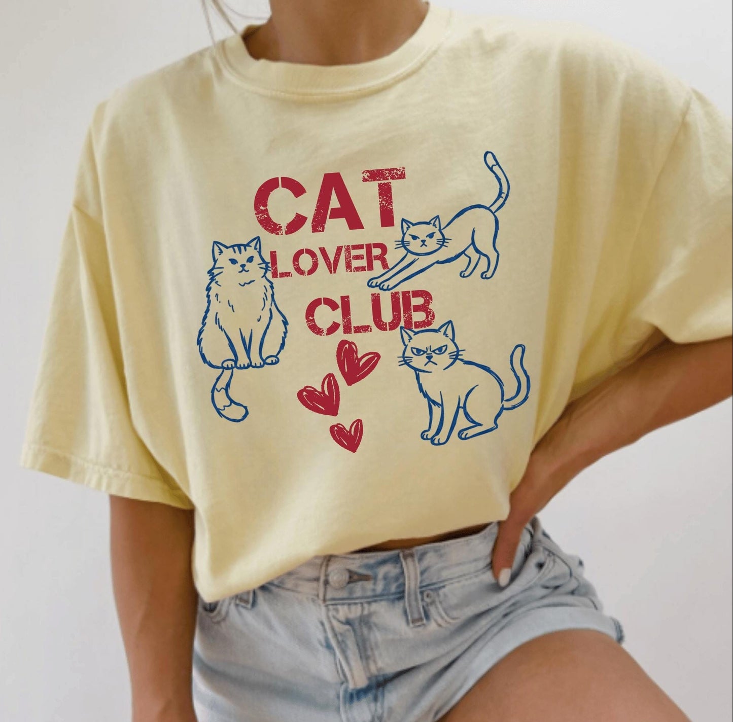 Cat Lover Club Tee
