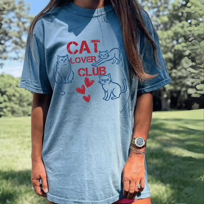 Cat Lover Club Tee