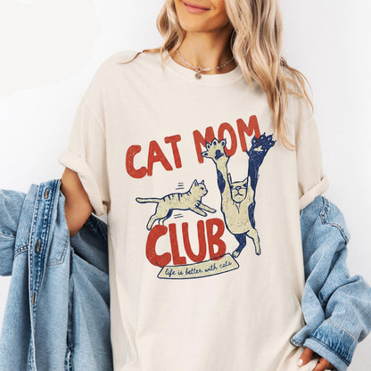 Cat Mom Club Tee