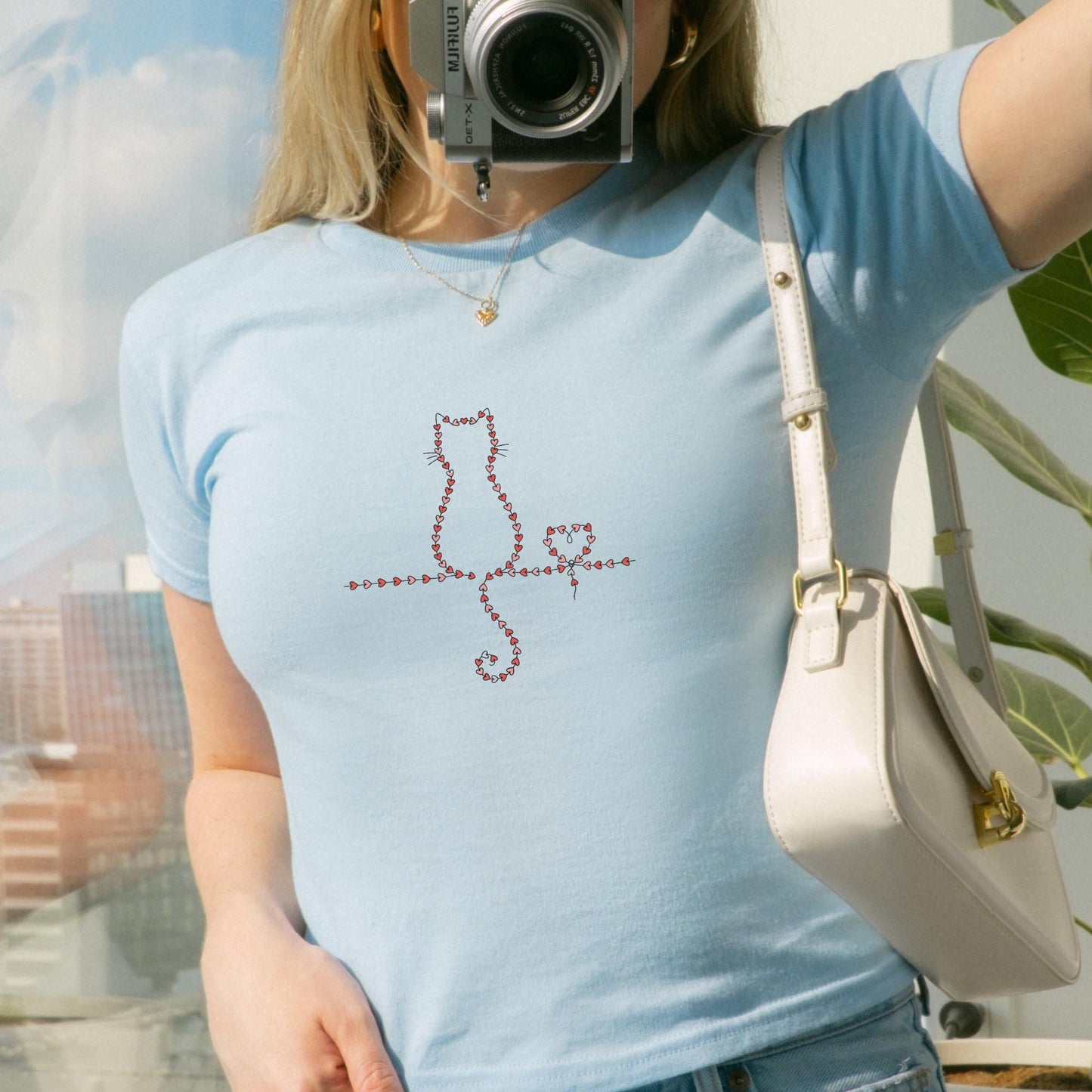 Cat Valentine Heart Tee