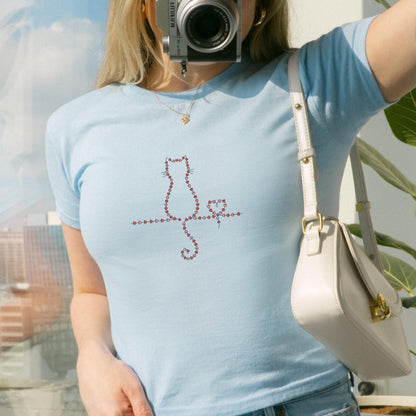 Cat Valentine Heart Tee