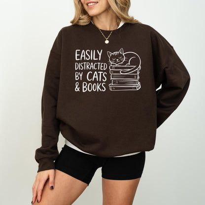 Easily Distracted By Cats Sweater V9