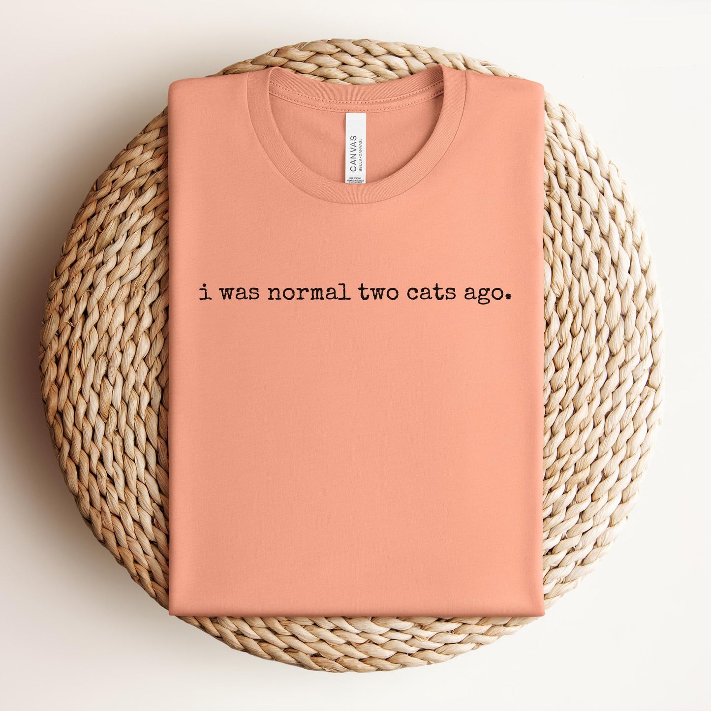 I Was Normal Two Cats Ago Tee