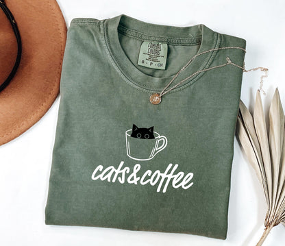 Cats And Coffee Shirt