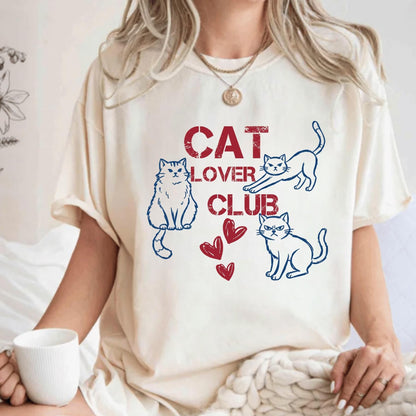 Cat Lover Club Tee