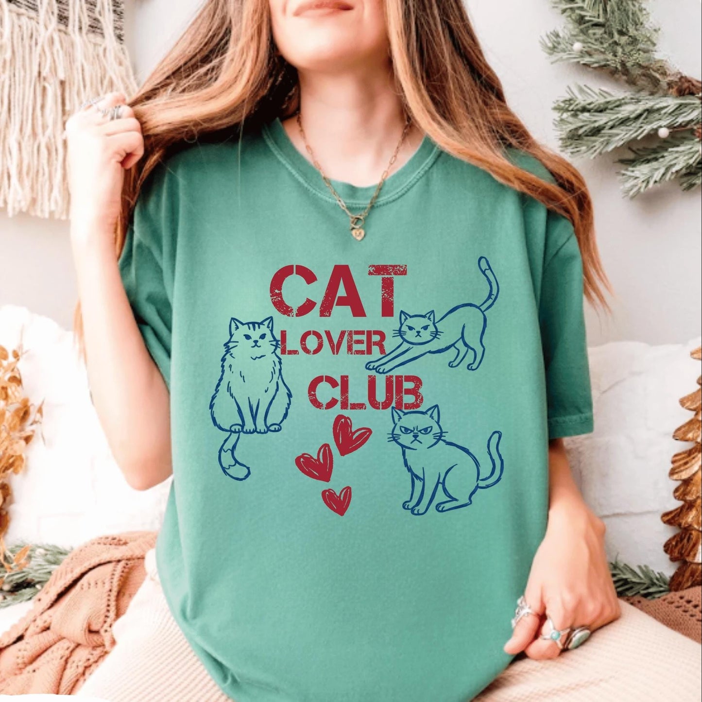 Cat Lover Club Tee