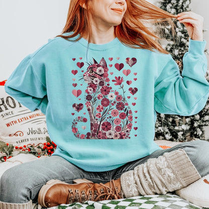 Floral Cat Bouquet Tee