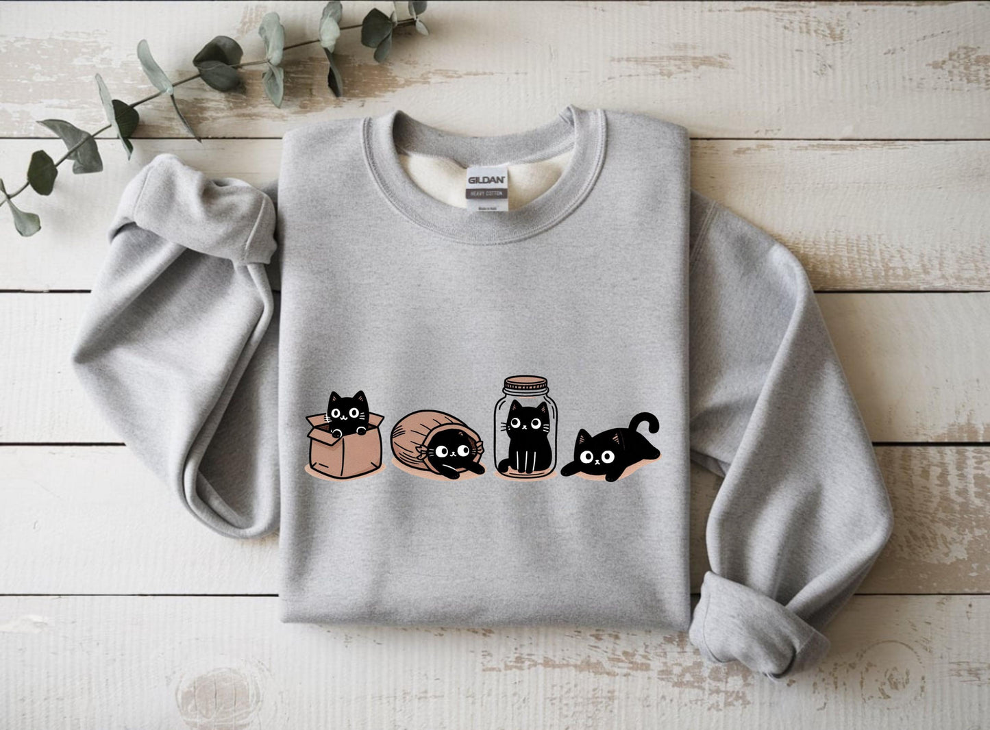 Four Mood Cats Sweatshirt