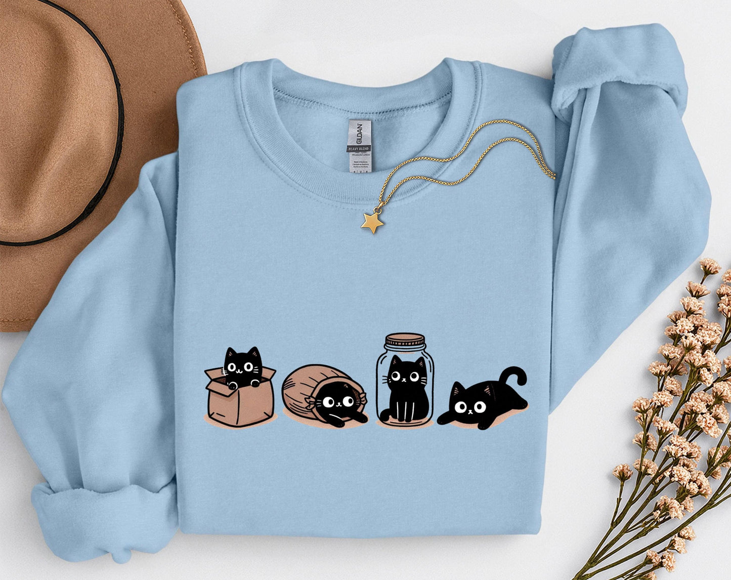 Four Mood Cats Sweatshirt