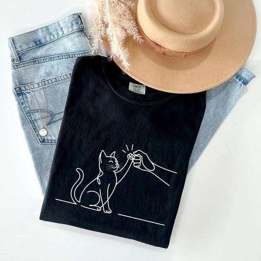 Cat Black T-Shirt