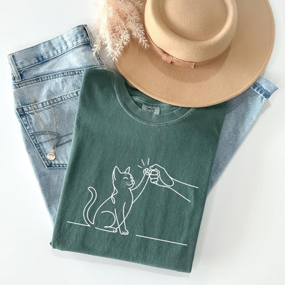 Cat Black T-Shirt
