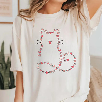 Cat Valentine Heart Shirt