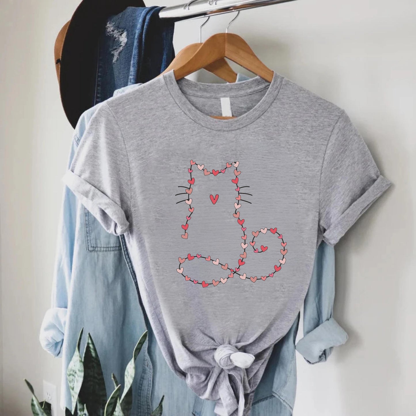 Cat Valentine Heart Shirt