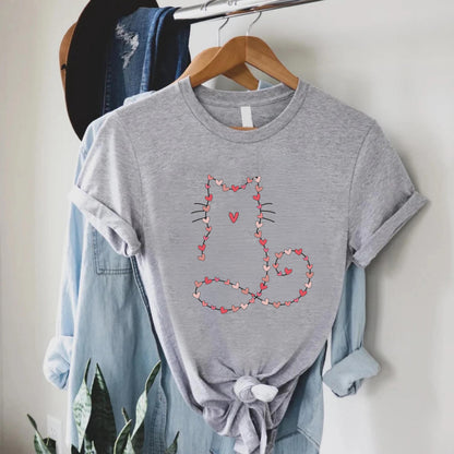Cat Valentine Heart Shirt