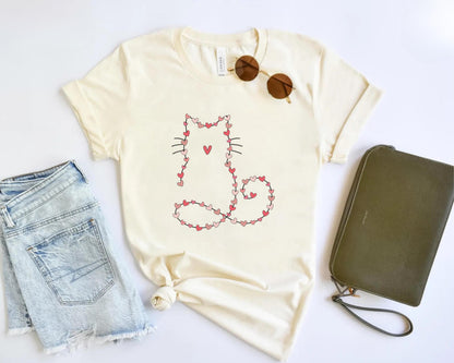 Cat Valentine Heart Shirt