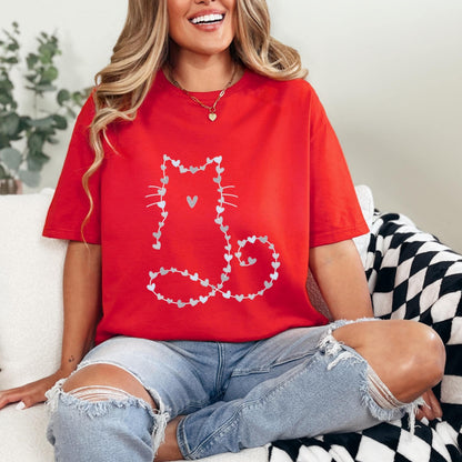 Cat Valentine Heart Shirt
