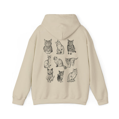 Cats 90s Vintage Style Hoodie
