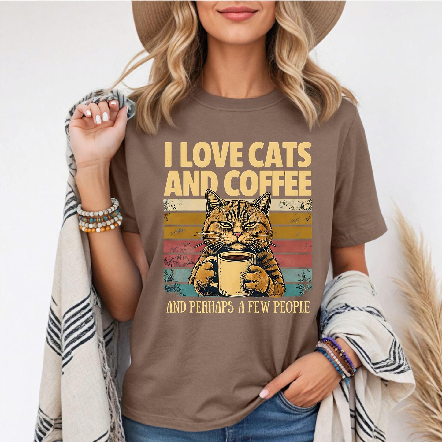 I Like Cats And Coffee Shirt