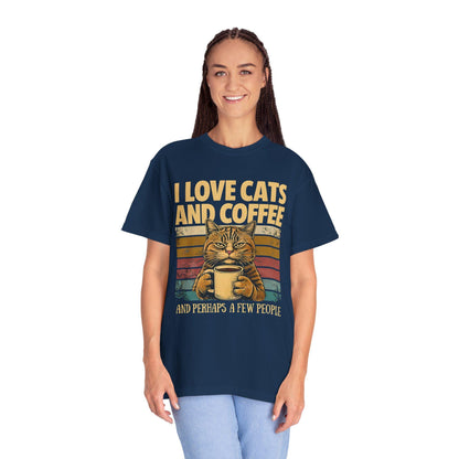 I Like Cats And Coffee Shirt