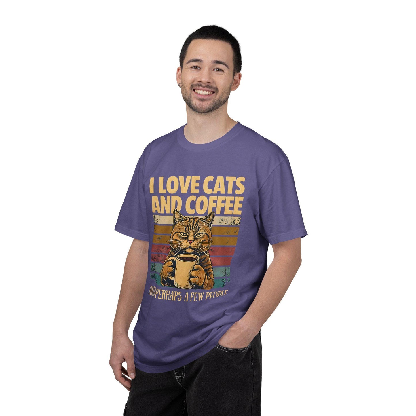 I Like Cats And Coffee Shirt