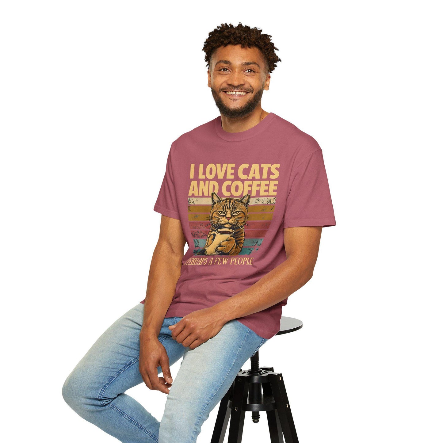 I Like Cats And Coffee Shirt