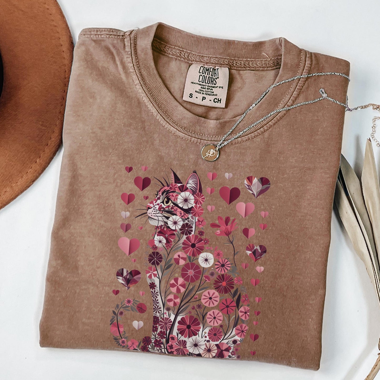 Floral Cat Bouquet Tee